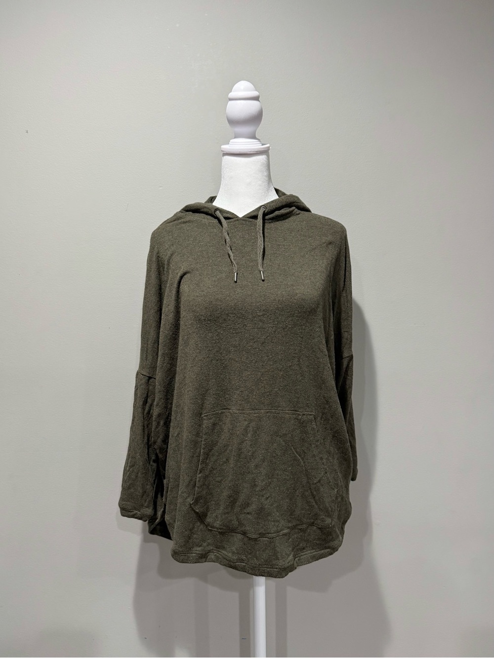 Lou & Grey Signature Soft Olive Green Dolman Sleeve Hoodie